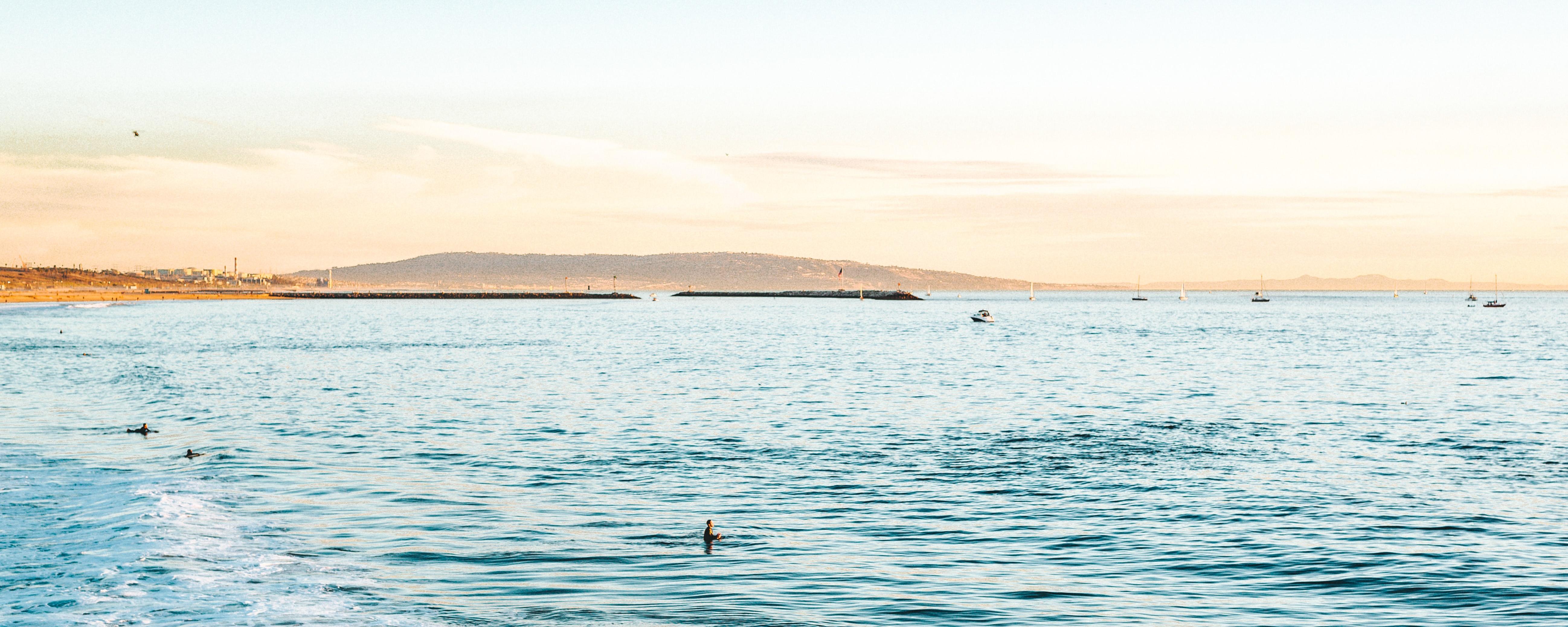 Southern California beach scenery